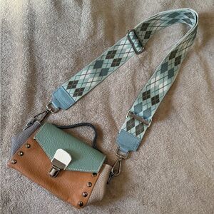 Genuine Italian Leather Crossbody Purse